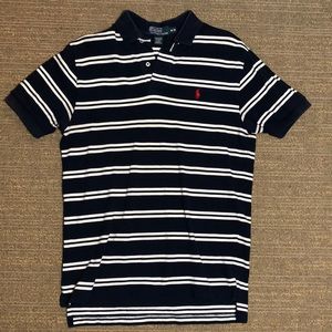 🎉CLEARANCE! POLO Navy blue striped Shirt